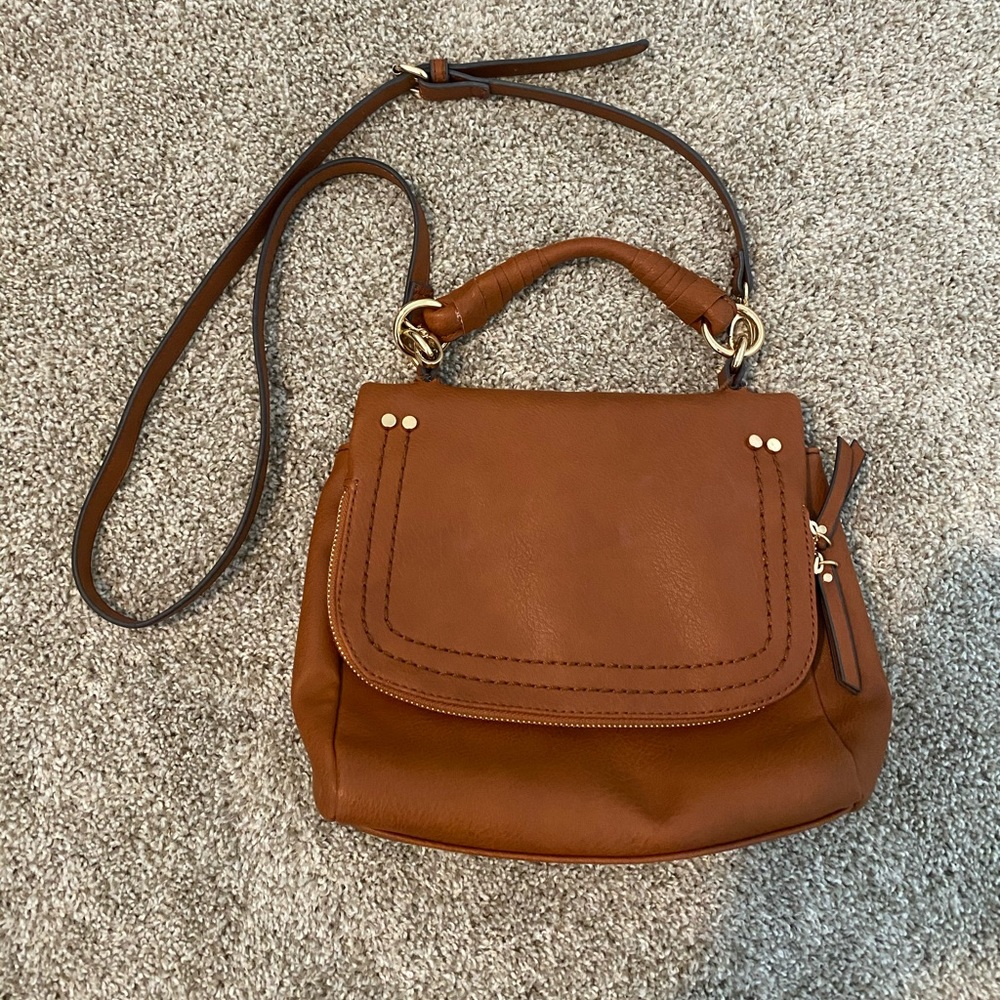 Sole Society Crossbody Purse Handbag
Brown Leather